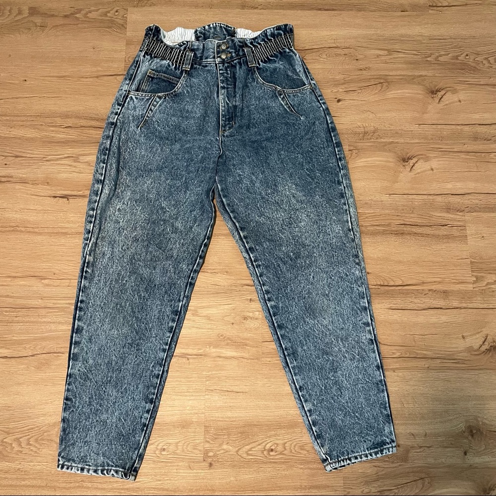 Vintage Bin Blues Paper Bag High Waisted Jeans